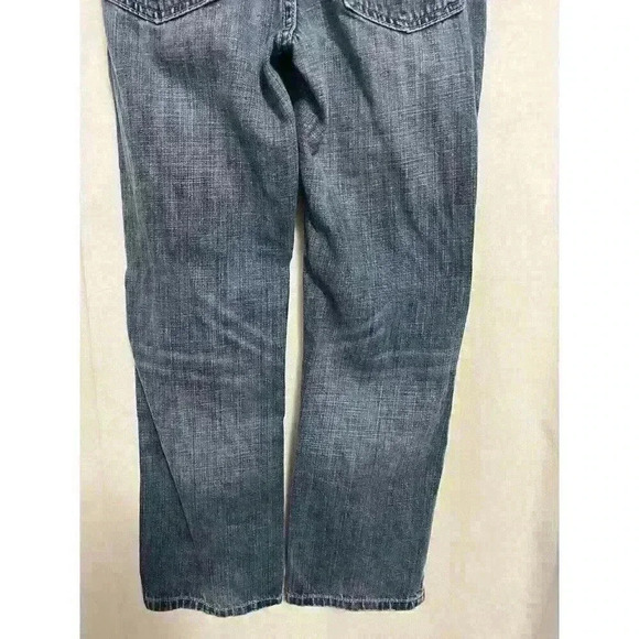 Tommy Hilfiger Boys Sz 10 Reg Adjustable Waistband Straight Leg Dark Denim A0012 - Picture 7 of 11